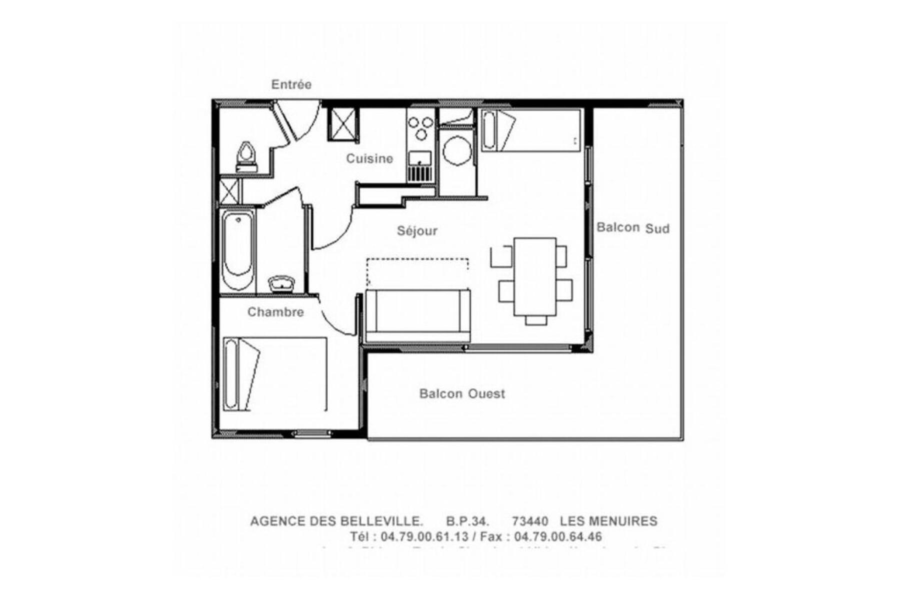 Residence Bellevue - Appartement Lumineux - Au Pieds Des Pistes - Balcon Mae-3484 Saint-Martin-de-Belleville Buitenkant foto